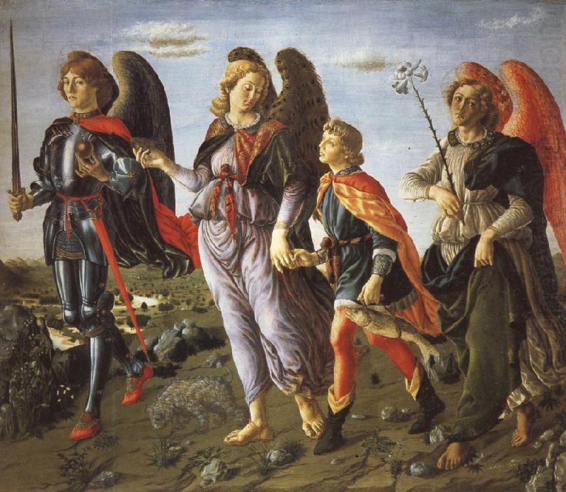 Tobias and the Tree Archangels, Francesco Botticini